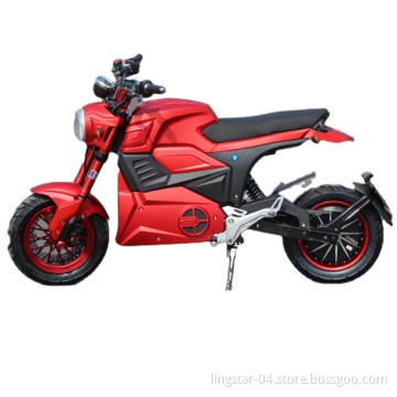 A caldo vendere moto elettriche elettriche per adulti da 3 kW Nuovi scooter elettrici a velocità da 80 km senza batteria CKD